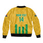 South Africa Soccer 2026 Custom Bomber Jacket Bafana Bafana Kaofela Protea Yellow