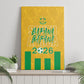 South Africa Soccer 2026 Canvas Wall Art Bafana Bafana Kaofela Protea Yellow