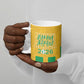 South Africa Soccer 2026 Custom Ceramic Mug Bafana Bafana Kaofela Protea Yellow