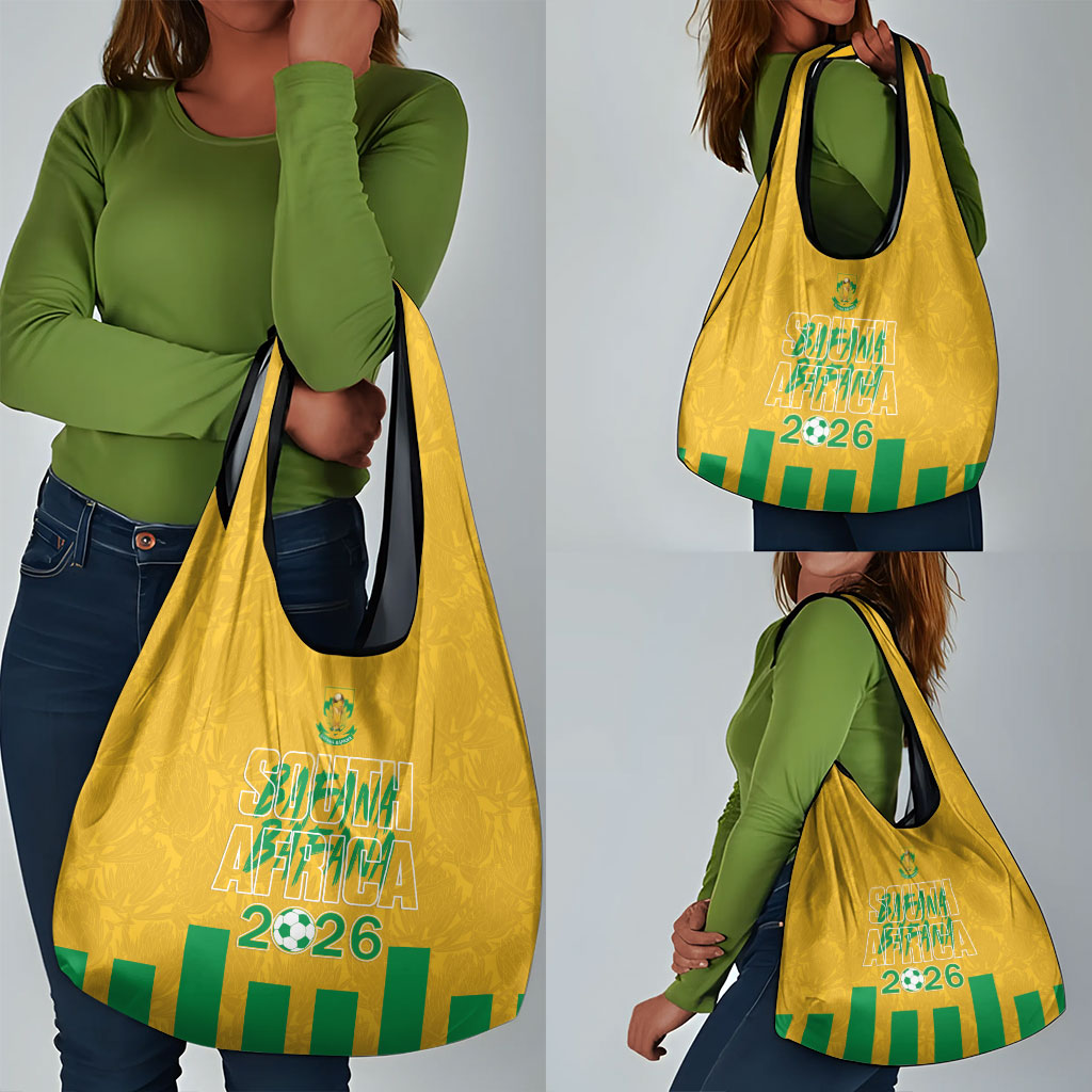 South Africa Soccer 2026 Grocery Bag Bafana Bafana Kaofela Protea Yellow