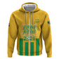 South Africa Soccer 2026 Custom Hoodie Bafana Bafana Kaofela Protea Yellow