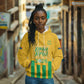 South Africa Soccer 2026 Custom Hoodie Bafana Bafana Kaofela Protea Yellow