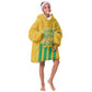 South Africa Soccer 2026 Custom Kid Wearable Blanket Hoodie Bafana Bafana Kaofela Protea Yellow