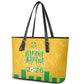 South Africa Soccer 2026 Leather Tote Bag Bafana Bafana Kaofela Protea Yellow
