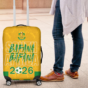 South Africa Soccer 2026 Luggage Cover Bafana Bafana Kaofela Protea Yellow