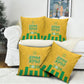 South Africa Soccer 2026 Pillow Cover Bafana Bafana Kaofela Protea Yellow