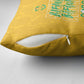 South Africa Soccer 2026 Pillow Cover Bafana Bafana Kaofela Protea Yellow