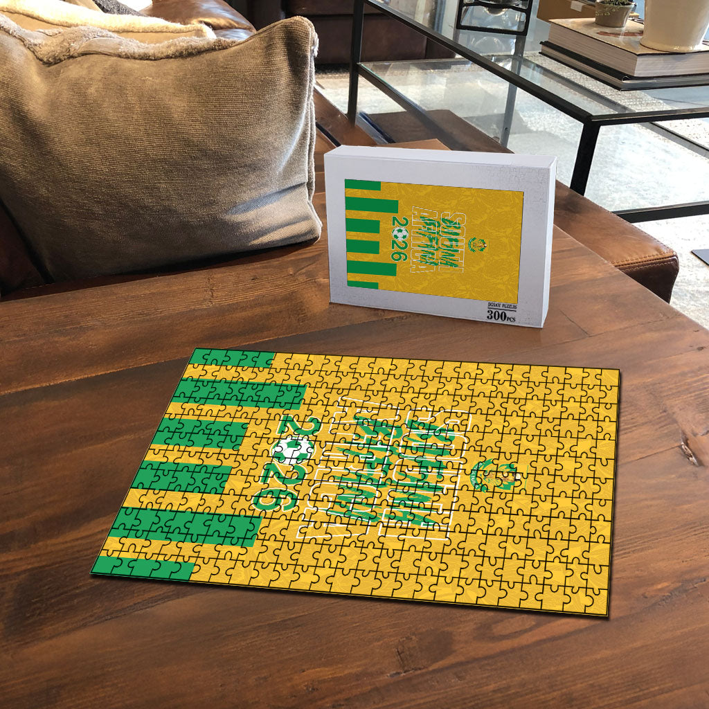 South Africa Soccer 2026 Puzzle Bafana Bafana Kaofela Protea Yellow