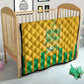 South Africa Soccer 2026 Quilt Bafana Bafana Kaofela Protea Yellow
