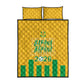 South Africa Soccer 2026 Quilt Bed Set Bafana Bafana Kaofela Protea Yellow