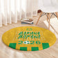 South Africa Soccer 2026 Round Carpet Bafana Bafana Kaofela Protea Yellow