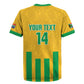 South Africa Soccer 2026 Custom Rugby Jersey Bafana Bafana Kaofela Protea Yellow