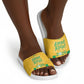 South Africa Soccer 2026 Slide Sandals Bafana Bafana Kaofela Protea Yellow