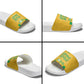 South Africa Soccer 2026 Slide Sandals Bafana Bafana Kaofela Protea Yellow