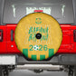 South Africa Soccer 2026 Spare Tire Cover Bafana Bafana Kaofela Protea Yellow