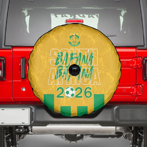 South Africa Soccer 2026 Spare Tire Cover Bafana Bafana Kaofela Protea Yellow