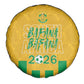 South Africa Soccer 2026 Spare Tire Cover Bafana Bafana Kaofela Protea Yellow