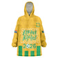 South Africa Soccer 2026 Custom Wearable Blanket Hoodie Bafana Bafana Kaofela Protea Yellow