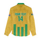 South Africa Soccer 2026 Custom Women Casual Shirt Bafana Bafana Kaofela Protea Yellow