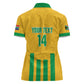 South Africa Soccer 2026 Custom Women Polo Shirt Bafana Bafana Kaofela Protea Yellow