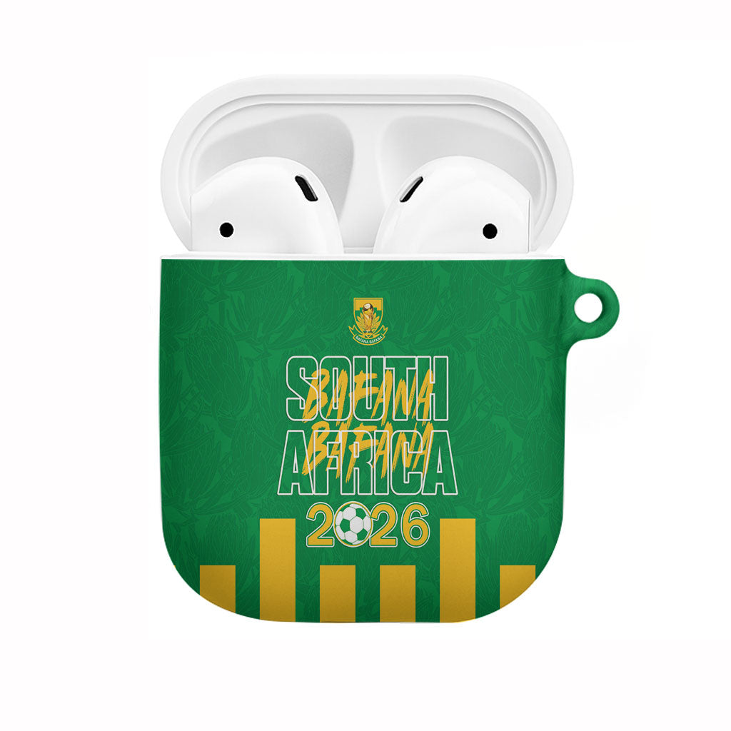 South Africa Soccer 2026 AirPods Case Bafana Bafana Kaofela Protea Green