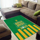 South Africa Soccer 2026 Area Rug Bafana Bafana Kaofela Protea Green