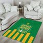 South Africa Soccer 2026 Area Rug Bafana Bafana Kaofela Protea Green