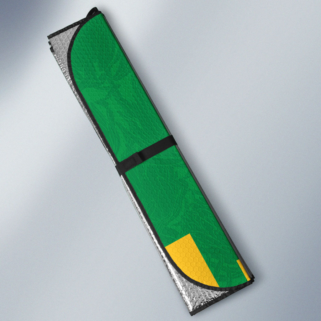 South Africa Soccer 2026 Auto Sun Shade Bafana Bafana Kaofela Protea Green