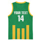 South Africa Soccer 2026 Custom Basketball Jersey Bafana Bafana Kaofela Protea Green