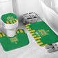 South Africa Soccer 2026 Bathroom Set Bafana Bafana Kaofela Protea Green