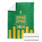 South Africa Soccer 2026 Blanket Bafana Bafana Kaofela Protea Green