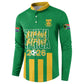 South Africa Soccer 2026 Custom Button Sweatshirt Bafana Bafana Kaofela Protea Green