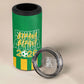 South Africa Soccer 2026 Custom 4 in 1 Can Cooler Tumbler Bafana Bafana Kaofela Protea Green