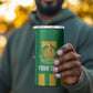 South Africa Soccer 2026 Custom 4 in 1 Can Cooler Tumbler Bafana Bafana Kaofela Protea Green