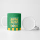 South Africa Soccer 2026 Custom Ceramic Mug Bafana Bafana Kaofela Protea Green