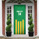South Africa Soccer 2026 Custom Door Cover Bafana Bafana Kaofela Protea Green