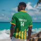 South Africa Soccer 2026 Custom Hawaiian Shirt Bafana Bafana Kaofela Protea Green
