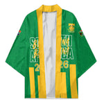 South Africa Soccer 2026 Custom Kimono Bafana Bafana Kaofela Protea Green