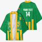 South Africa Soccer 2026 Custom Kimono Bafana Bafana Kaofela Protea Green