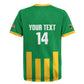 South Africa Soccer 2026 Custom Rugby Jersey Bafana Bafana Kaofela Protea Green