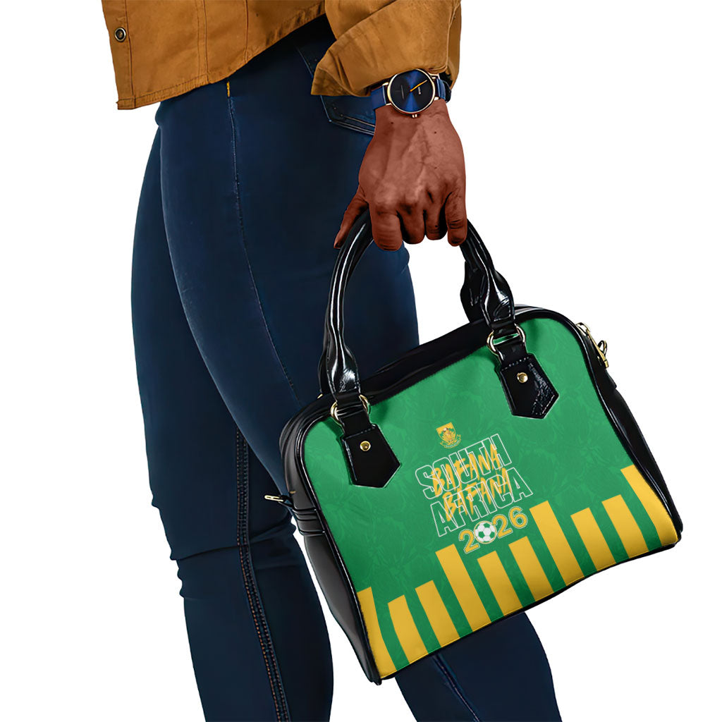 South Africa Soccer 2026 Shoulder Handbag Bafana Bafana Kaofela Protea Green