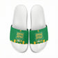 South Africa Soccer 2026 Slide Sandals Bafana Bafana Kaofela Protea Green