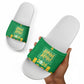 South Africa Soccer 2026 Slide Sandals Bafana Bafana Kaofela Protea Green