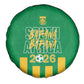 South Africa Soccer 2026 Spare Tire Cover Bafana Bafana Kaofela Protea Green