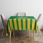 South Africa Soccer 2026 Tablecloth Bafana Bafana Kaofela Protea Green