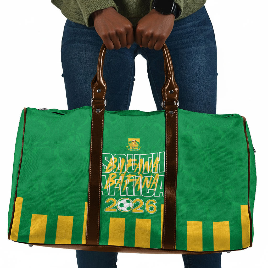 South Africa Soccer 2026 Travel Bag Bafana Bafana Kaofela Protea Green