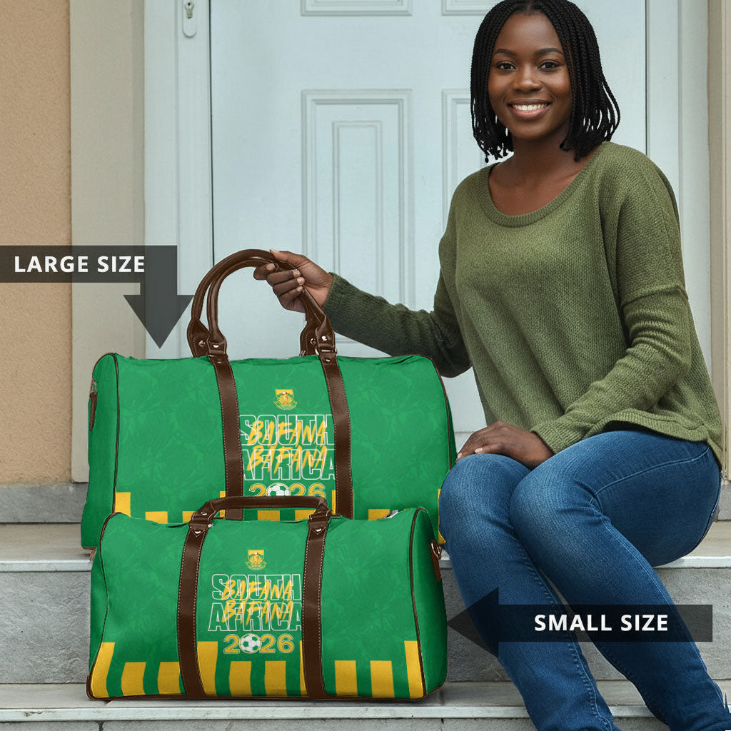 South Africa Soccer 2026 Travel Bag Bafana Bafana Kaofela Protea Green