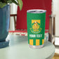 South Africa Soccer 2026 Custom Tumbler Cup Bafana Bafana Kaofela Protea Green