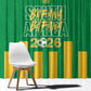South Africa Soccer 2026 Window Curtain Bafana Bafana Kaofela Protea Green