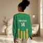 South Africa Soccer 2026 Custom Women Casual Shirt Bafana Bafana Kaofela Protea Green